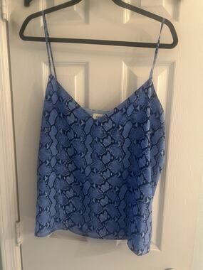 L’angence Silk Tank Medium Blue